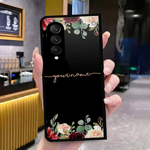 Samsung Galaxy Z Fold 3 5G Cover - Onation Your Name Series - HQ Premium Shine Durable Shatterproof Case
