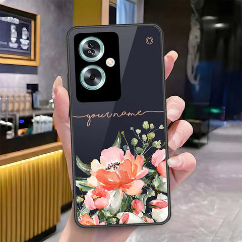 Oppo A2 Cover - Onation Your Name Series - HQ Premium Shine Durable Shatterproof Case
