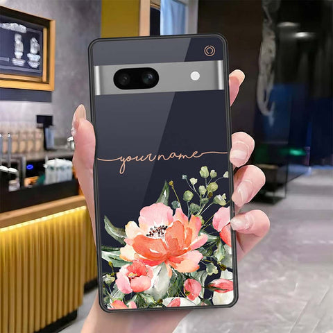 Google Pixel 7a Cover - Onation Your Name Series - HQ Ultra Shine Premium Infinity Glass Soft Silicon Borders Case