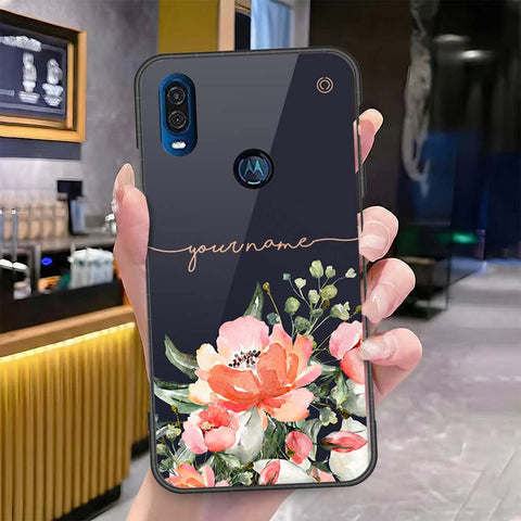 Motorola P40 Cover - Onation Your Name Series - HQ Premium Shine Durable Shatterproof Case