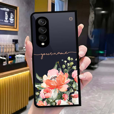 Samsung Galaxy Z Fold 3 5G Cover - Onation Your Name Series - HQ Premium Shine Durable Shatterproof Case