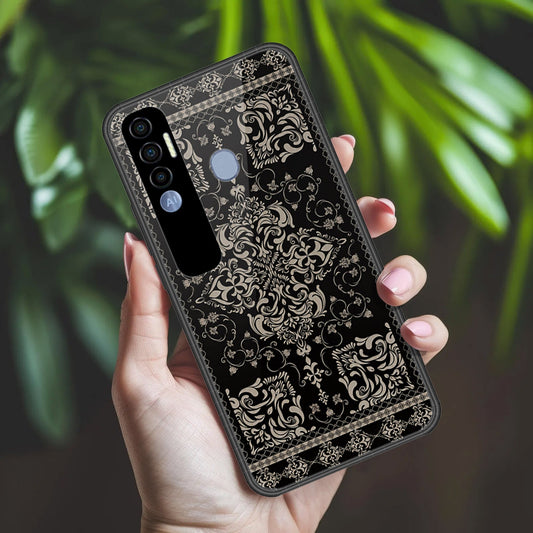 Tecno Spark 7 Pro Cover - ONation Persian Rugs Series 2 - HQ Premium Shine Durable Shatterproof Case