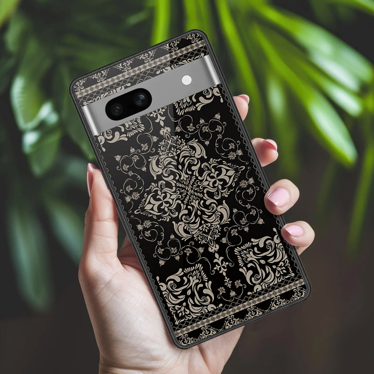 Google Pixel 7a Cover - ONation Persian Rugs Series 2 - HQ Ultra Shine Premium Infinity Glass Soft Silicon Borders Case
