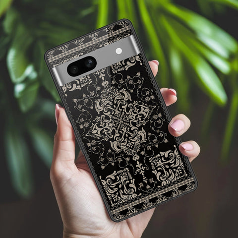 Google Pixel 7a Cover - ONation Persian Rugs Series 2 - HQ Ultra Shine Premium Infinity Glass Soft Silicon Borders Case