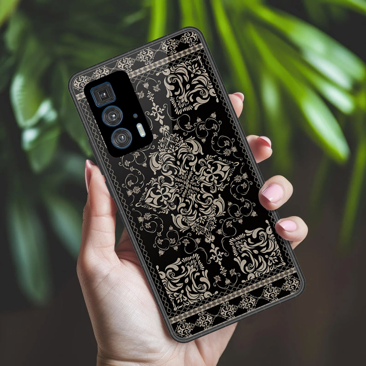 Motorola Edge 20 Pro Cover - ONation Persian Rugs Series 2 - HQ Premium Shine Durable Shatterproof Case