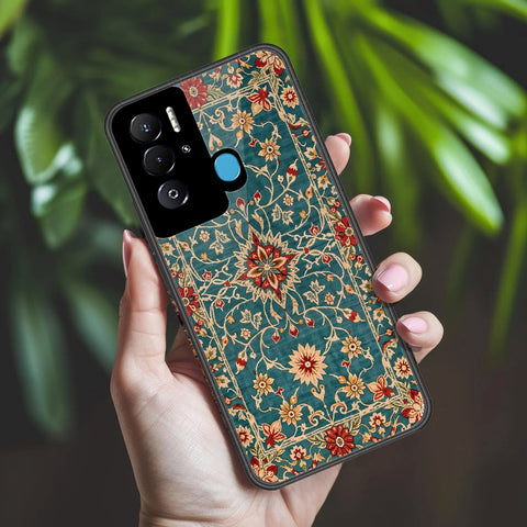 iPhone 18e Cover - ONation Persian Rugs Series 2 - HQ Ultra Shine Premium Infinity Glass Soft Silicon Borders Case