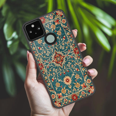 Google Pixel 4a 5G Cover - ONation Persian Rugs Series 2 - HQ Premium Shine Durable Shatterproof Case