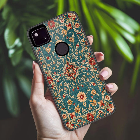 Google Pixel 4a 4G Cover - ONation Persian Rugs Series 2 - HQ Premium Shine Durable Shatterproof Case