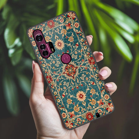 Motorola Edge 20 Lite Cover - ONation Persian Rugs Series 2 - HQ Premium Shine Durable Shatterproof Case