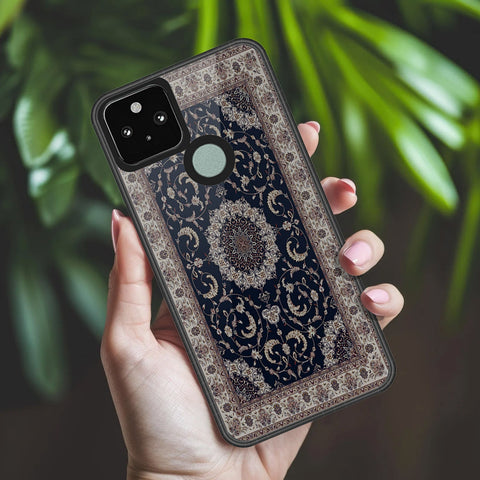 Google Pixel 5 Cover - ONation Persian Rugs Series 2 - HQ Premium Shine Durable Shatterproof Case