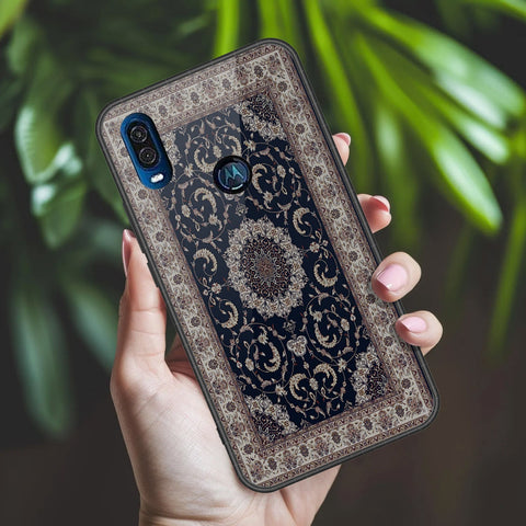 Motorola One Vision Cover - ONation Persian Rugs Series 2 - HQ Premium Shine Durable Shatterproof Case
