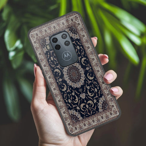 Motorola One Zoom Cover - ONation Persian Rugs Series 2 - HQ Premium Shine Durable Shatterproof Case