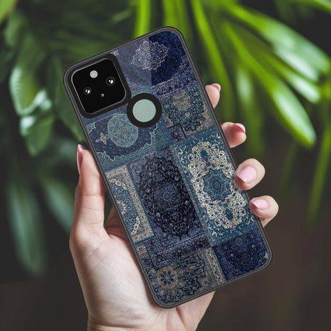 Google Pixel 5 Cover - ONation Persian Rugs Series 2 - HQ Premium Shine Durable Shatterproof Case