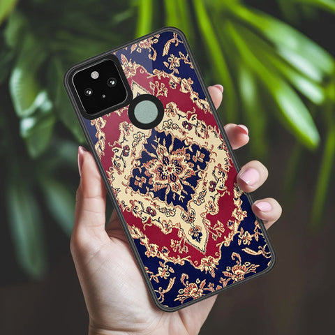 Google Pixel 5 Cover - ONation Persian Rugs Series 2 - HQ Premium Shine Durable Shatterproof Case