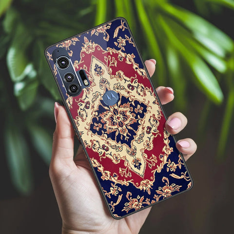 Motorola Edge Plus 2020 Cover - ONation Persian Rugs Series 2 - HQ Premium Shine Durable Shatterproof Case