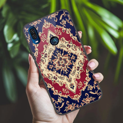 Motorola One Vision Cover - ONation Persian Rugs Series 2 - HQ Premium Shine Durable Shatterproof Case