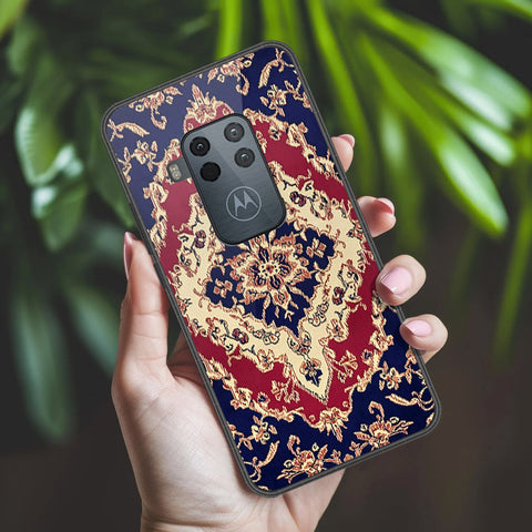 Motorola One Zoom Cover - ONation Persian Rugs Series 2 - HQ Premium Shine Durable Shatterproof Case