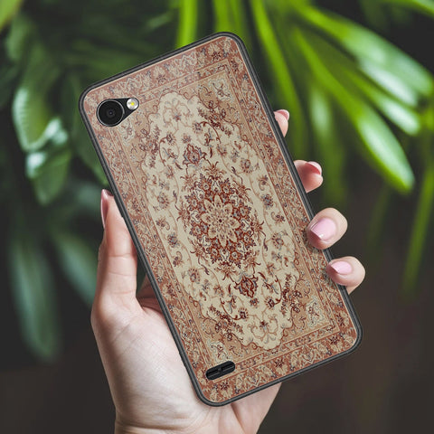 LG Q6 Plus Cover - ONation Persian Rugs Series 2 - HQ Premium Shine Durable Shatterproof Case
