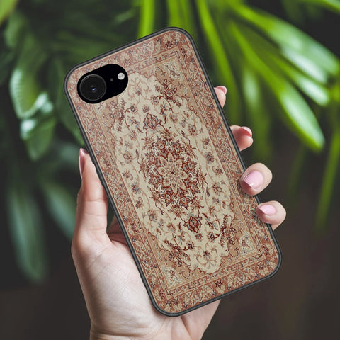 iPhone 18e Cover - ONation Persian Rugs Series 2 - HQ Ultra Shine Premium Infinity Glass Soft Silicon Borders Case