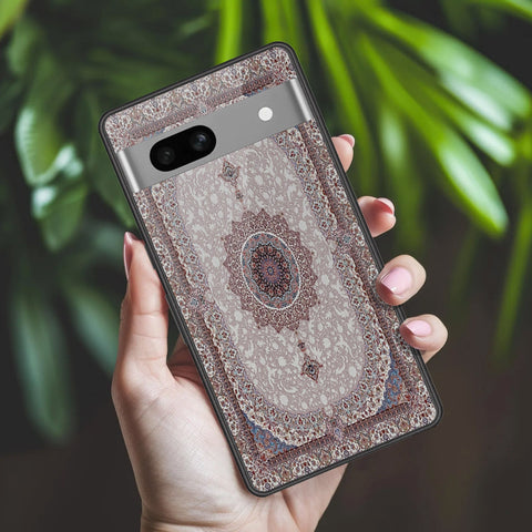 Google Pixel 7a Cover - ONation Persian Rugs Series 2 - HQ Ultra Shine Premium Infinity Glass Soft Silicon Borders Case