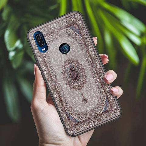 Motorola One Vision Cover - ONation Persian Rugs Series 2 - HQ Premium Shine Durable Shatterproof Case