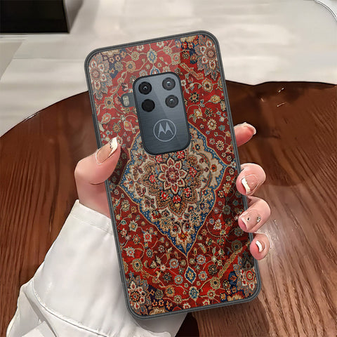Motorola One Zoom Cover - ONation Persian Rugs Series - HQ Premium Shine Durable Shatterproof Case