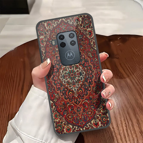 Motorola One Zoom Cover - ONation Persian Rugs Series - HQ Premium Shine Durable Shatterproof Case