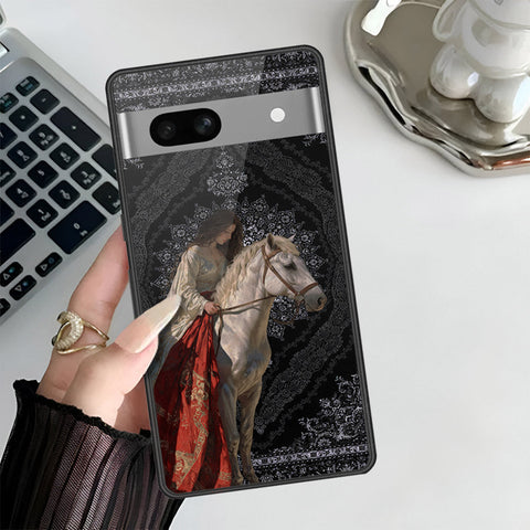 Google Pixel 7a Cover - ONation Persian Rugs Series 3 - HQ Ultra Shine Premium Infinity Glass Soft Silicon Borders Case