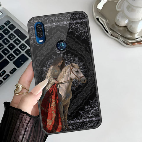 Motorola One Vision Cover - ONation Persian Rugs Series 3 - HQ Premium Shine Durable Shatterproof Case