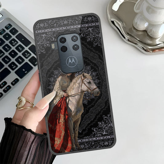 Motorola One Zoom Cover - ONation Persian Rugs Series 3 - HQ Premium Shine Durable Shatterproof Case