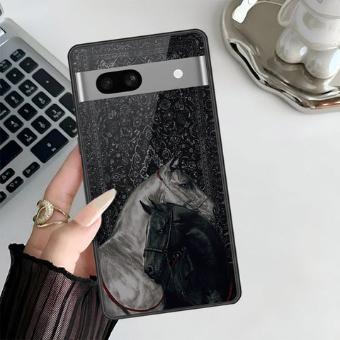 Google Pixel 7a Cover - ONation Persian Rugs Series 3 - HQ Ultra Shine Premium Infinity Glass Soft Silicon Borders Case