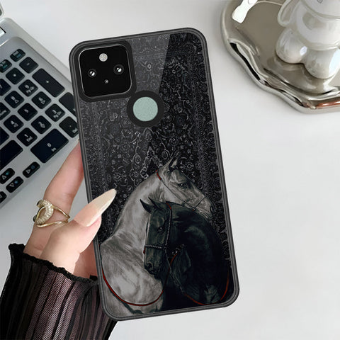Google Pixel 5 Cover - ONation Persian Rugs Series 3 - HQ Premium Shine Durable Shatterproof Case