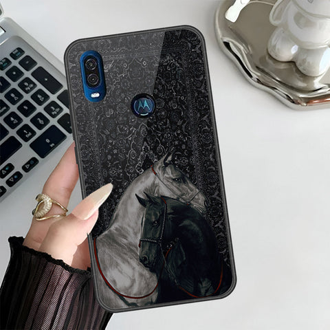 Motorola One Vision Cover - ONation Persian Rugs Series 3 - HQ Premium Shine Durable Shatterproof Case