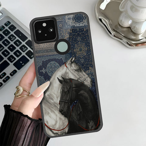 Google Pixel 5 Cover - ONation Persian Rugs Series 3 - HQ Premium Shine Durable Shatterproof Case