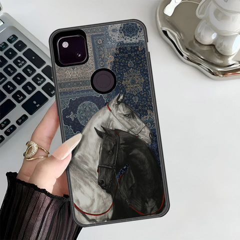Google Pixel 4a 4G Cover - ONation Persian Rugs Series 3 - HQ Premium Shine Durable Shatterproof Case