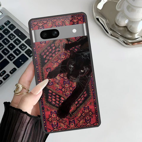 Google Pixel 7a Cover - ONation Persian Rugs Series 3 - HQ Ultra Shine Premium Infinity Glass Soft Silicon Borders Case