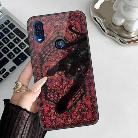 Motorola One Vision Cover - ONation Persian Rugs Series 3 - HQ Premium Shine Durable Shatterproof Case