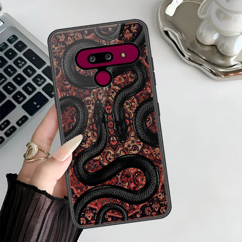 LG G8 ThinQ Cover - ONation Persian Rugs Series 3 - HQ Premium Shine Durable Shatterproof Case