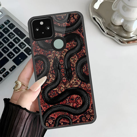 Google Pixel 5 Cover - ONation Persian Rugs Series 3 - HQ Premium Shine Durable Shatterproof Case