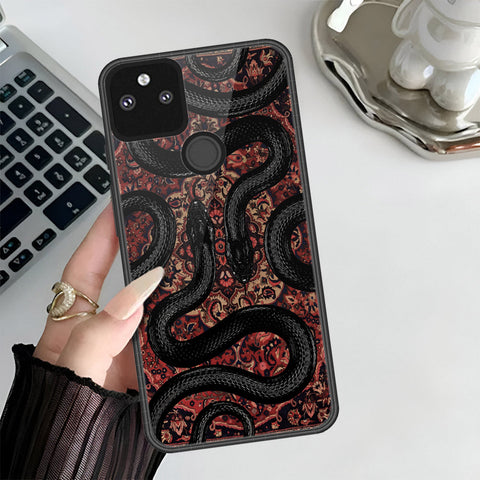 Google Pixel 5a 5G Cover - ONation Persian Rugs Series 3 - HQ Premium Shine Durable Shatterproof Case