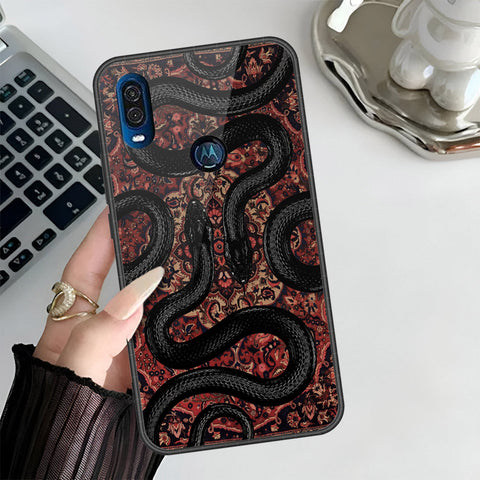 Motorola One Vision Cover - ONation Persian Rugs Series 3 - HQ Premium Shine Durable Shatterproof Case