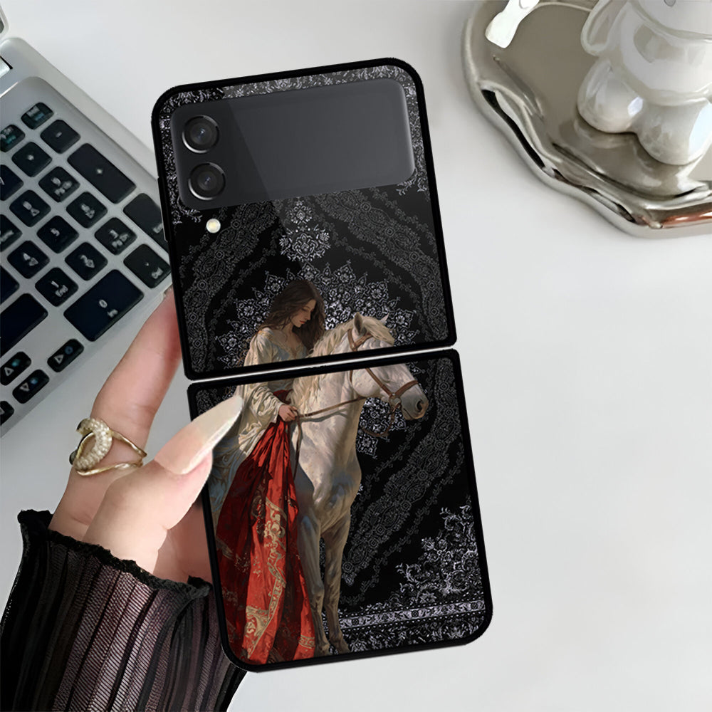 Samsung Galaxy Z Flip 4 5G Cover - ONation Persian Rugs Series 3 - HQ Premium Shine Durable Shatterproof Case