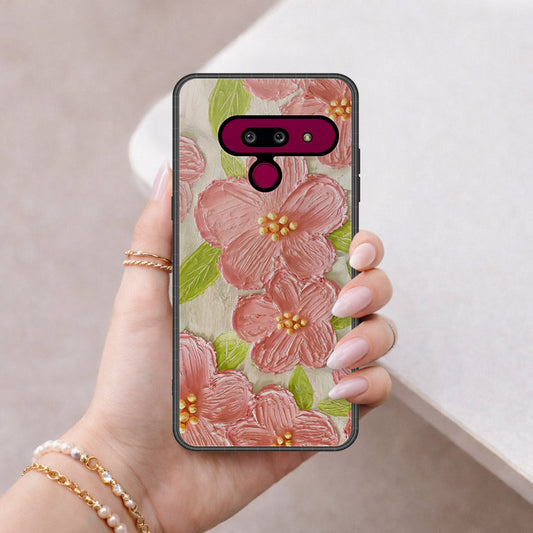 LG G8 ThinQ Cover - Floral Series 4 - HQ Premium Shine Durable Shatterproof Case