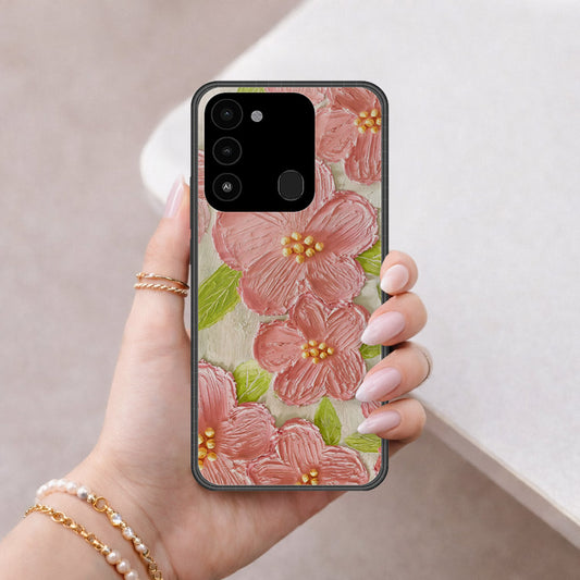 Tecno Spark 9 Cover - Floral Series 4 - HQ Premium Shine Durable Shatterproof Case