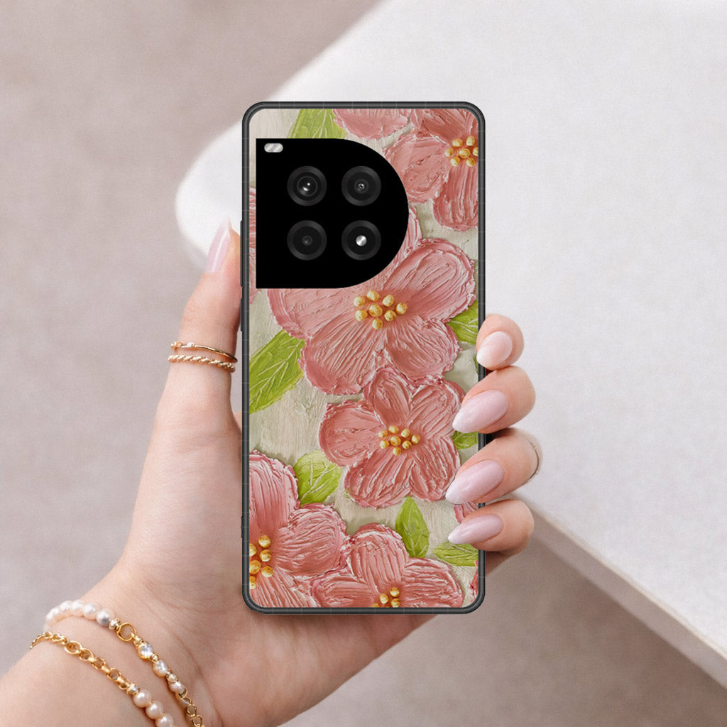 OnePlus Ace 2 Cover - Floral Series 4 - HQ Premium Shine Durable Shatterproof Case