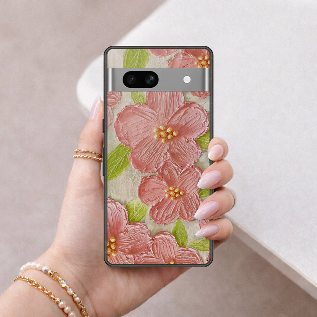 Google Pixel 7a Cover - Floral Series 4 - HQ Premium Shine Durable Shatterproof Case
