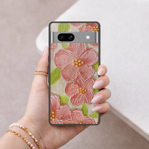 Google Pixel 7a Cover - Floral Series 4 - HQ Premium Shine Durable Shatterproof Case