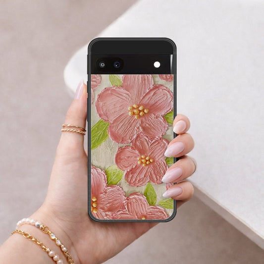 Google Pixel 6a Cover - Floral Series 4 - HQ Premium Shine Durable Shatterproof Case