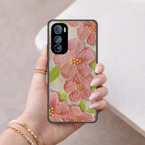 Motorola Edge 30 Cover - Floral Series 4 - HQ Premium Shine Durable Shatterproof Case