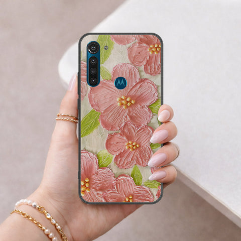 Motorola Moto G8 Power Cover - Floral Series 4 - HQ Premium Shine Durable Shatterproof Case